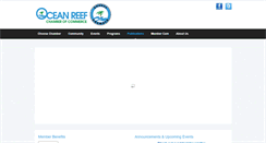 Desktop Screenshot of oceanreefchamber.org